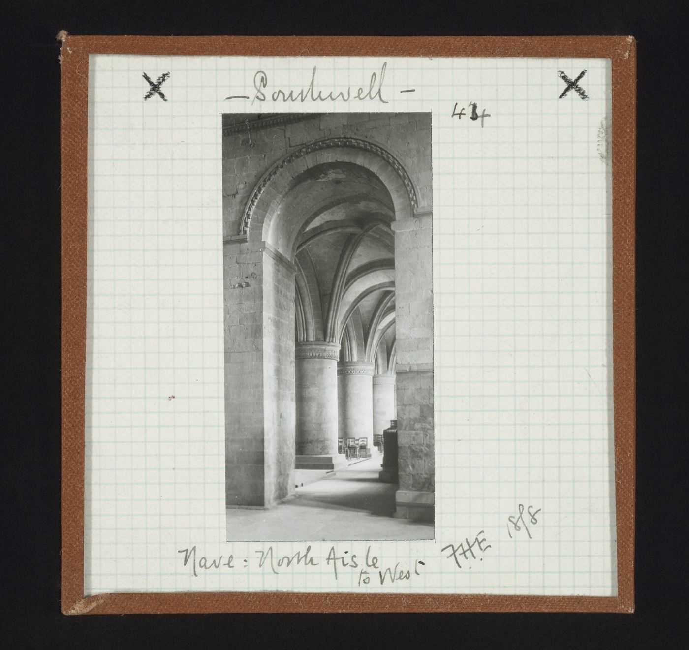 View of north aisle of nave to west, Southwell Minster, Southwell, Nottinghamshire, England