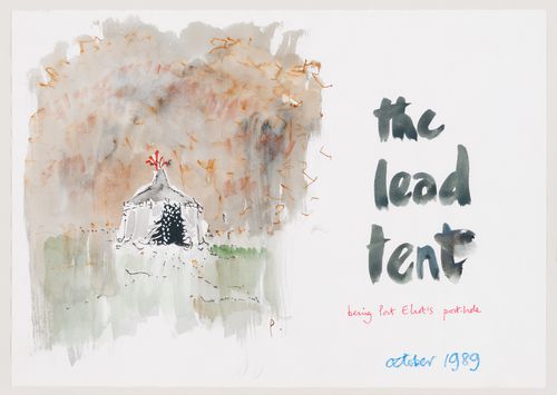 Porthole: sketch for "the lead tent"