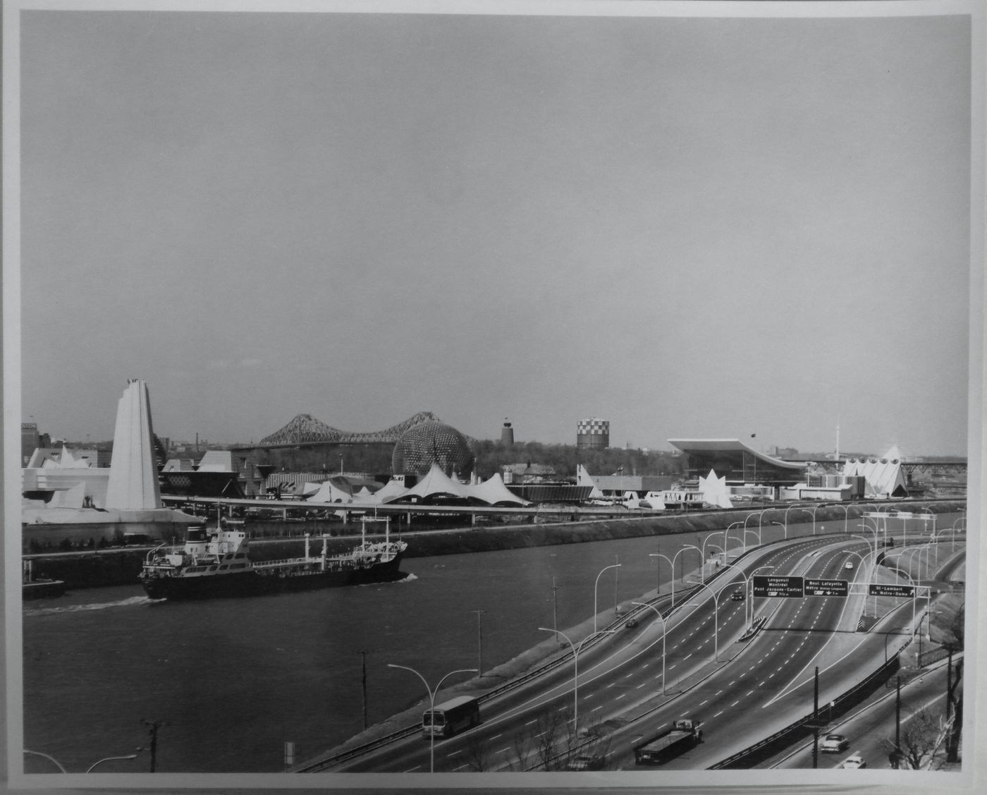 Partial view of the Île Notre-Dame site, Expo 67, Montréal, Québec