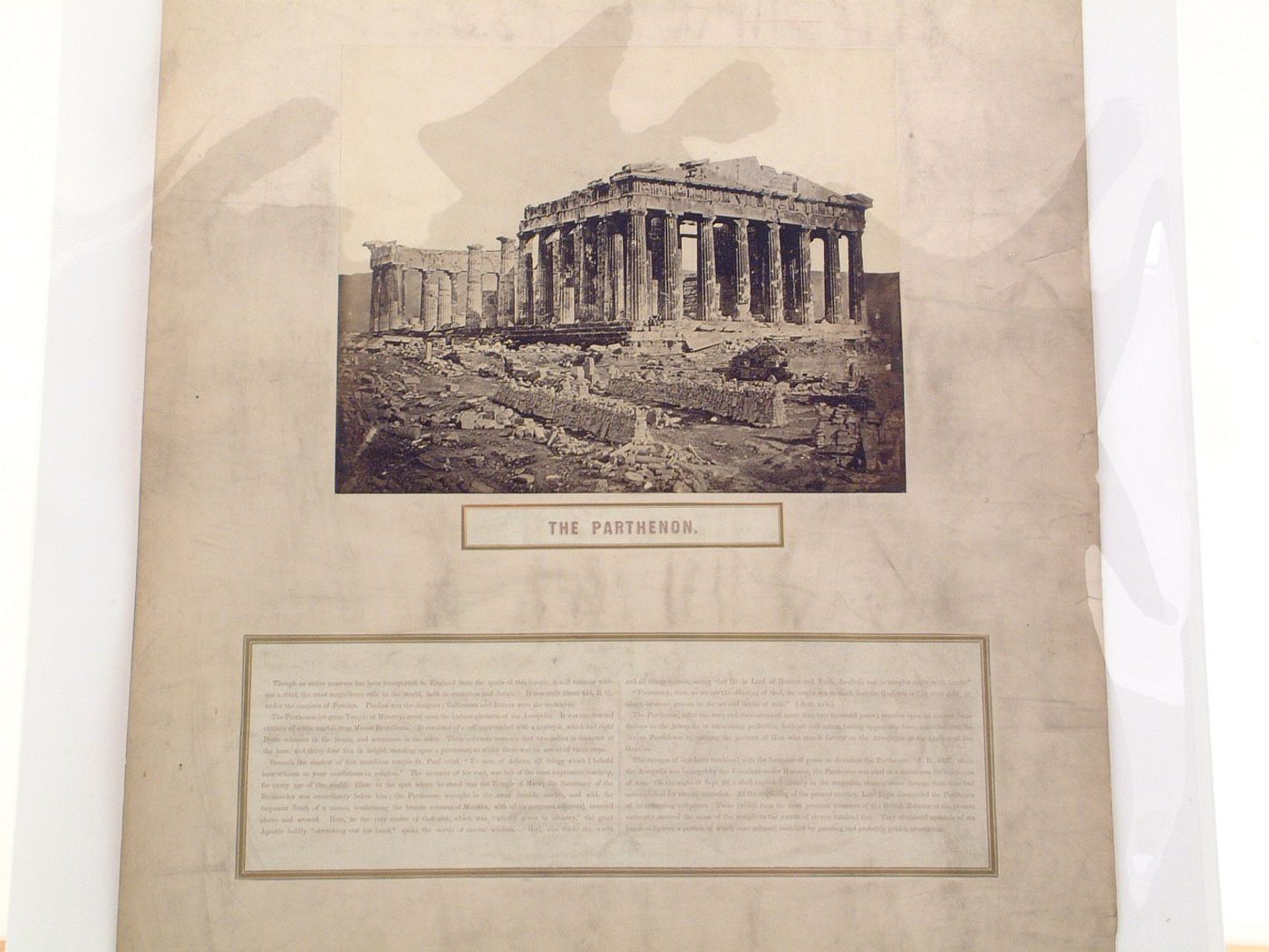 Corner view of the Parthenon with ruins in foreground, Acropolis, Athens, Greece