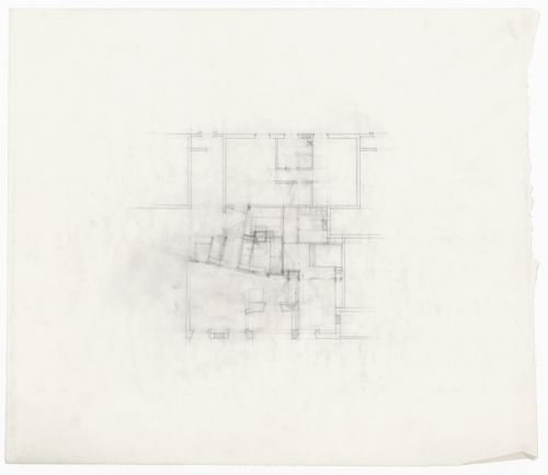 Floor plan for Casa Dragone e Paggi, Milan, Italy