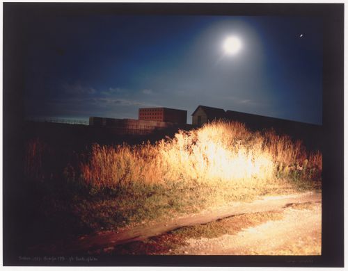Cemetery of San Cataldo, Modena: View at night