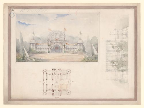 Student project for an exhibition greenhouse