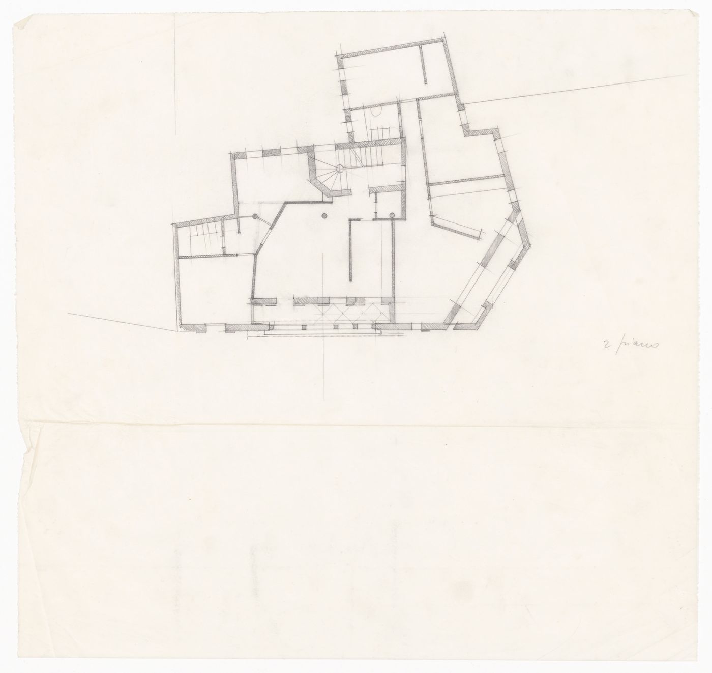 Floor plan for Casa sul Lungomare, Otranto, Italy
