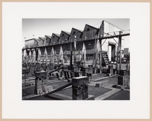 Machine shop and cradle, B.C. Marine Ltd., Vancouver, British Columbia, from the series The Forms of Canadian Industrial Architecture
