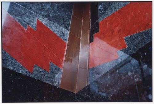 Architectural detail of the interior of the Lenin Mausoleum, Red Square, Moscow, Russia