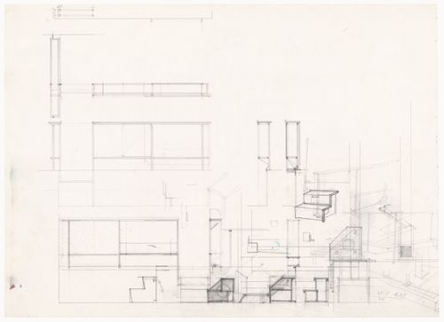 Details and sketches for Casa Frea, Milan, Italy