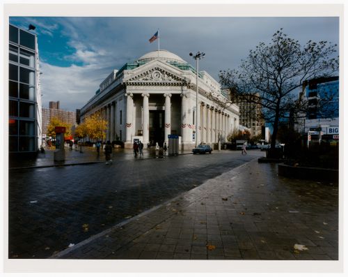 Main façade, Dime Savings Bank of Brooklyn, Brooklyn, New York City, New York