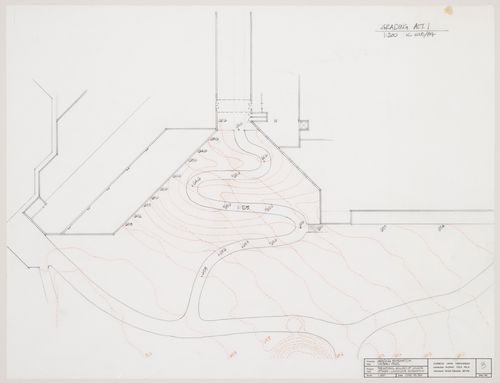 Grading schematic, National Gallery of Canada, Ottawa, Ontario