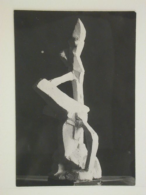 Photograph of model for monument to Liberated Labour, Moscow, Russia