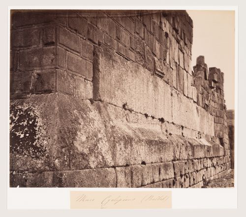 Murs Cyclopeens (Balbek)