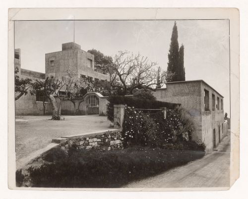 View of Villa Noailles from road, Hyères, France