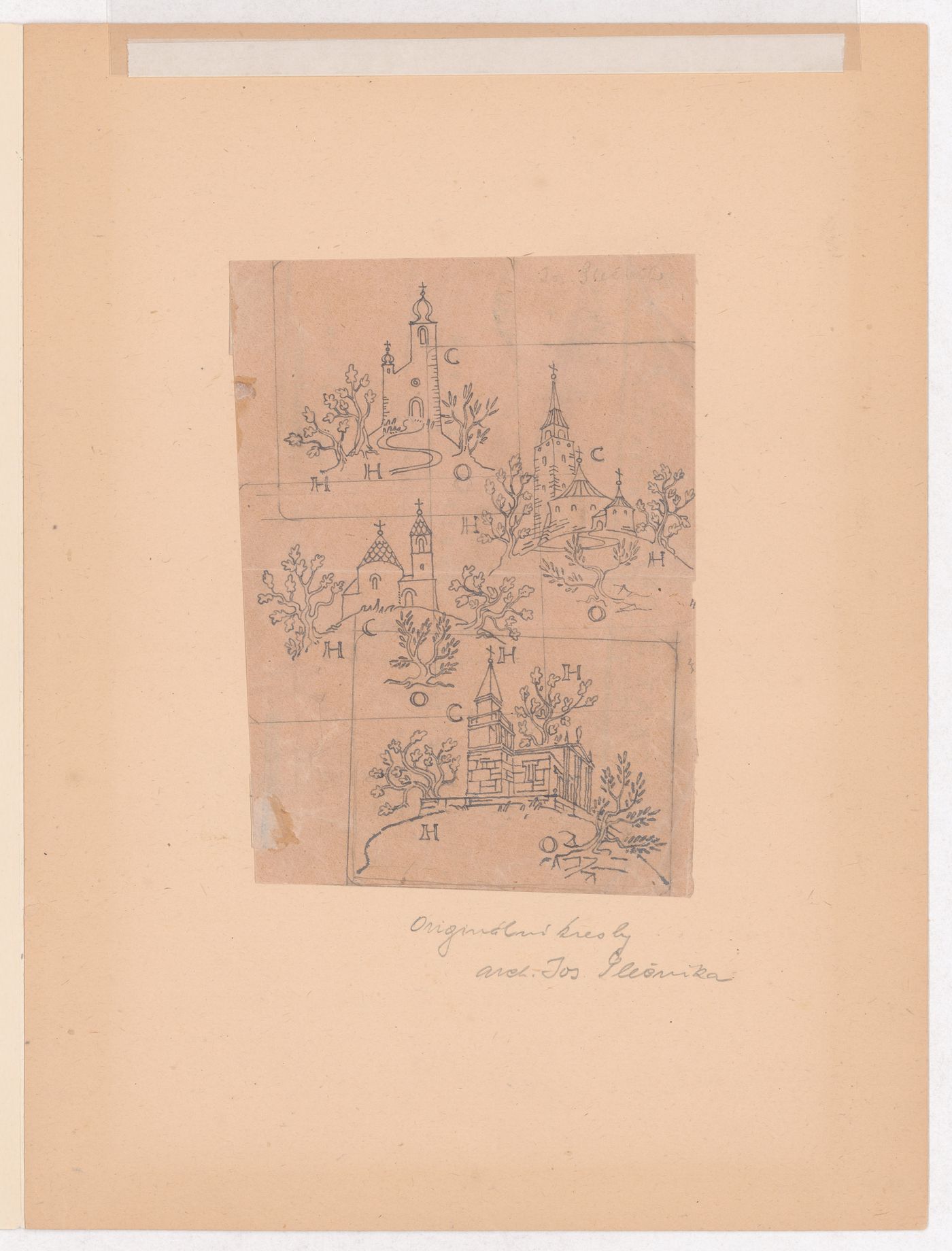 Drawings of churches