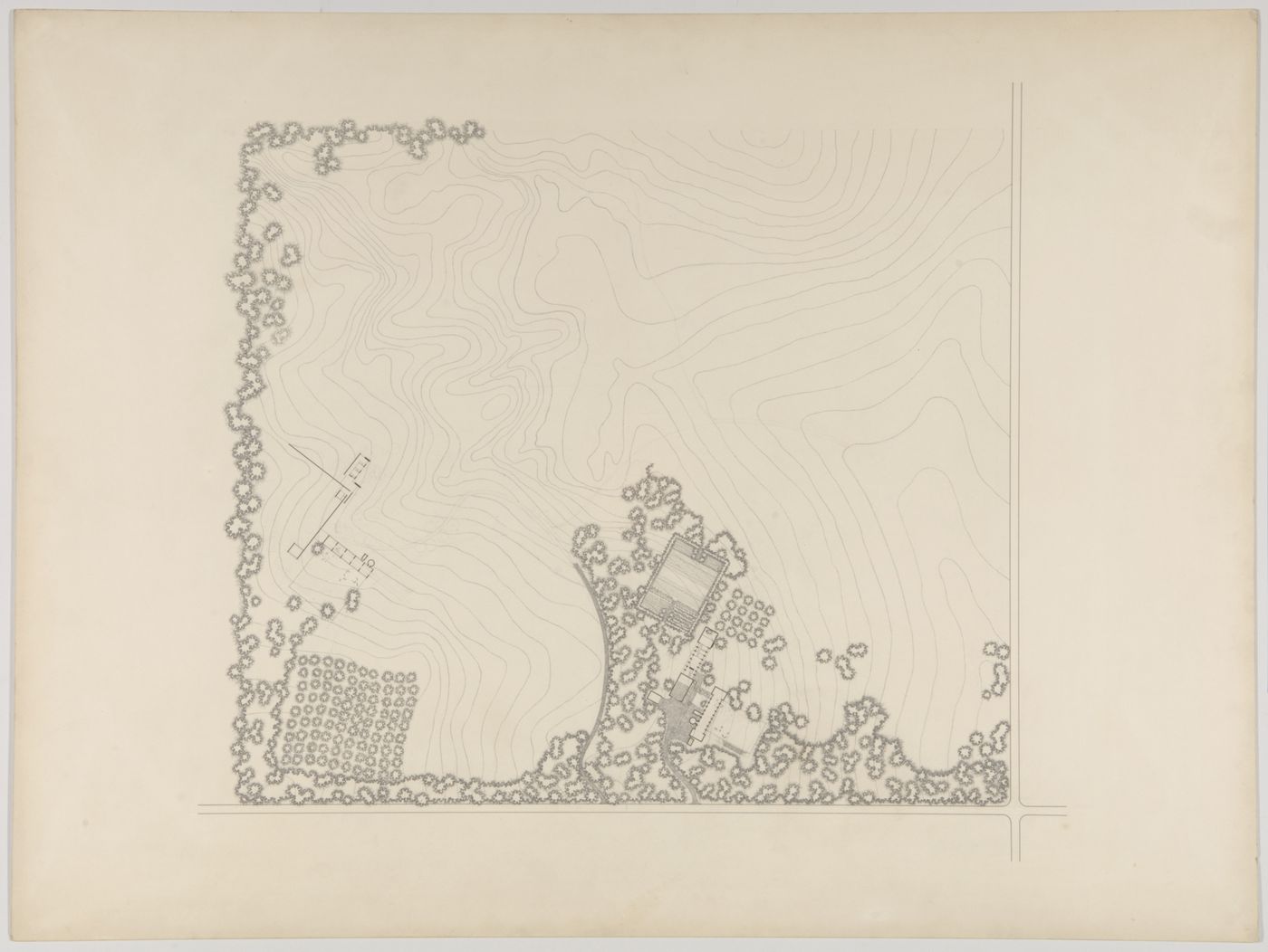 Unfinished plan for the 40-Acre Farms