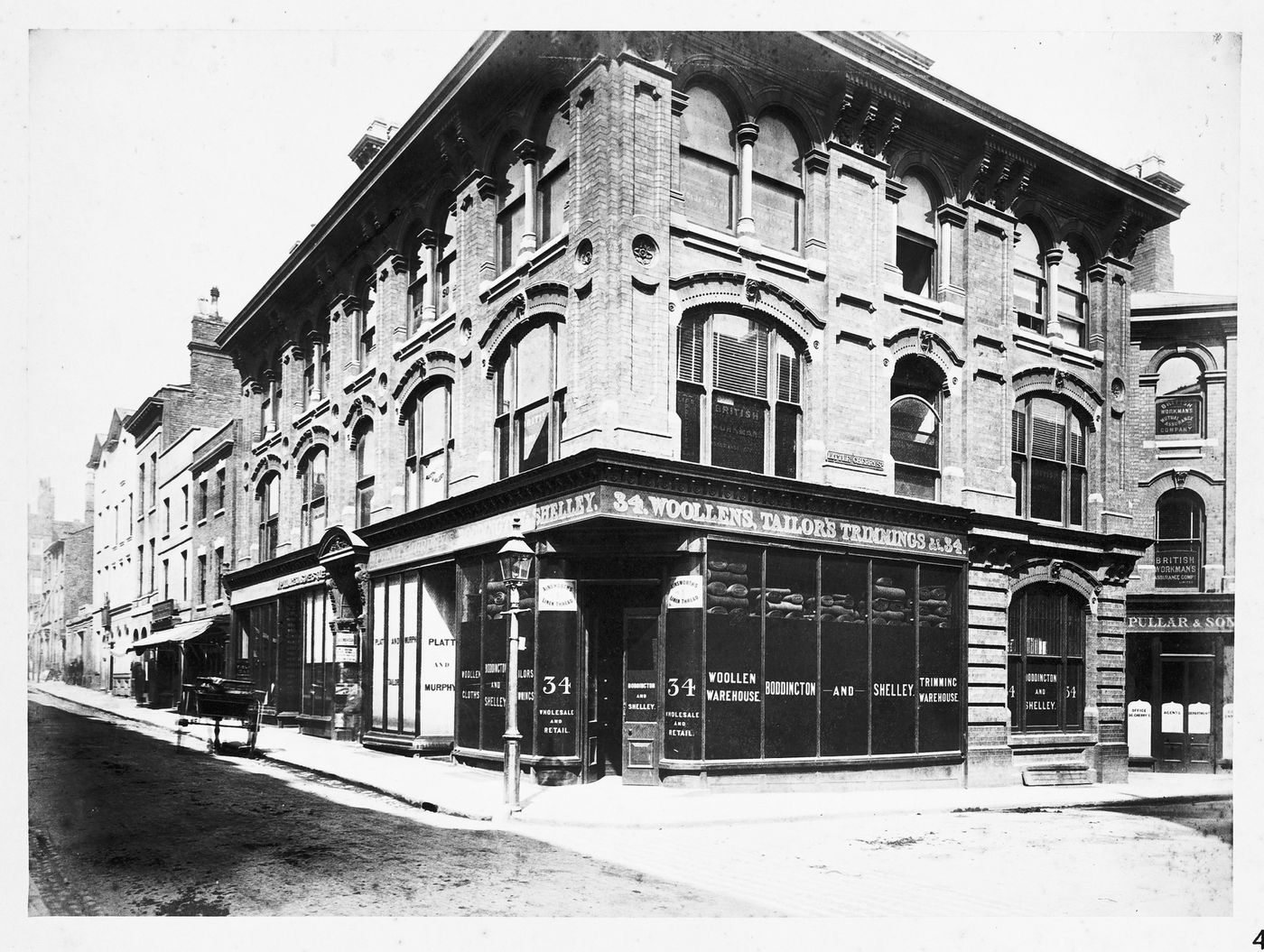 View of intersection of Little Cherry Street and Union Street, Birmingham, Egland