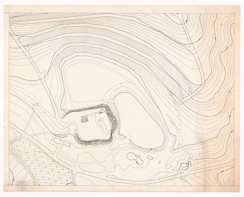 Site plan for Riqualificazione cava di San Carlo [Redevelopment San Carlo quarry], San Vincenzo, Livorno, Italy