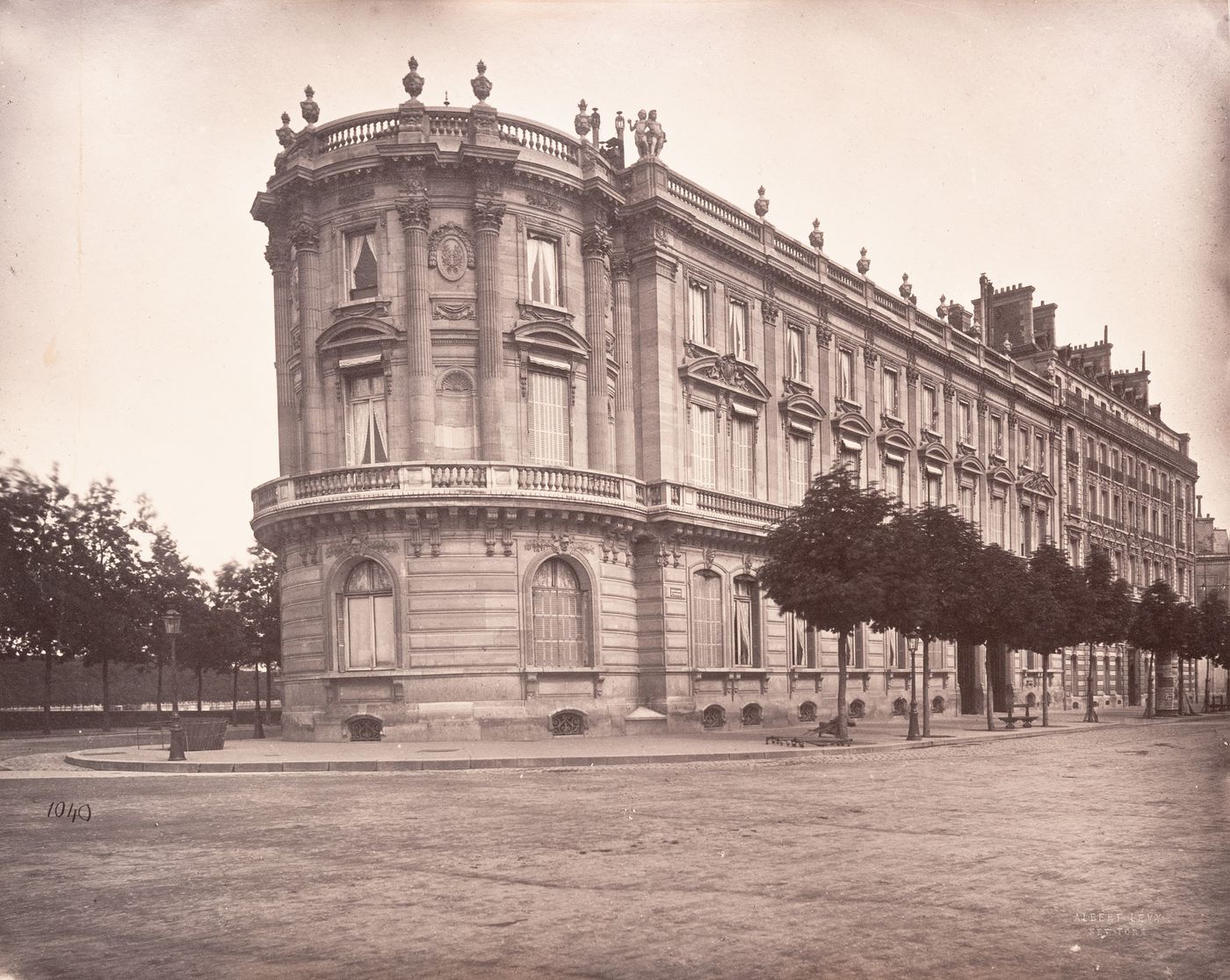 Plate from album ''Buildings, parks and streets of Paris, Versailles and environs, France''
