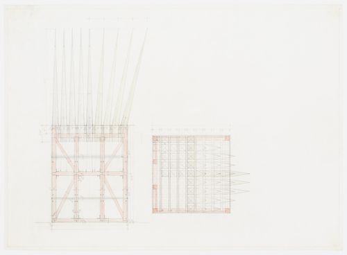 Lancaster/Hanover Masque: elevation and plan for the House of the Suicide