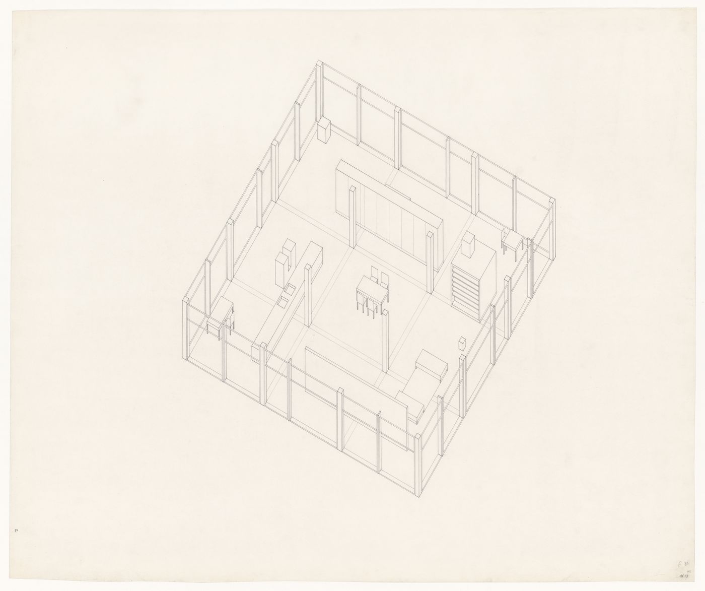 Axonometric for Texas House 5