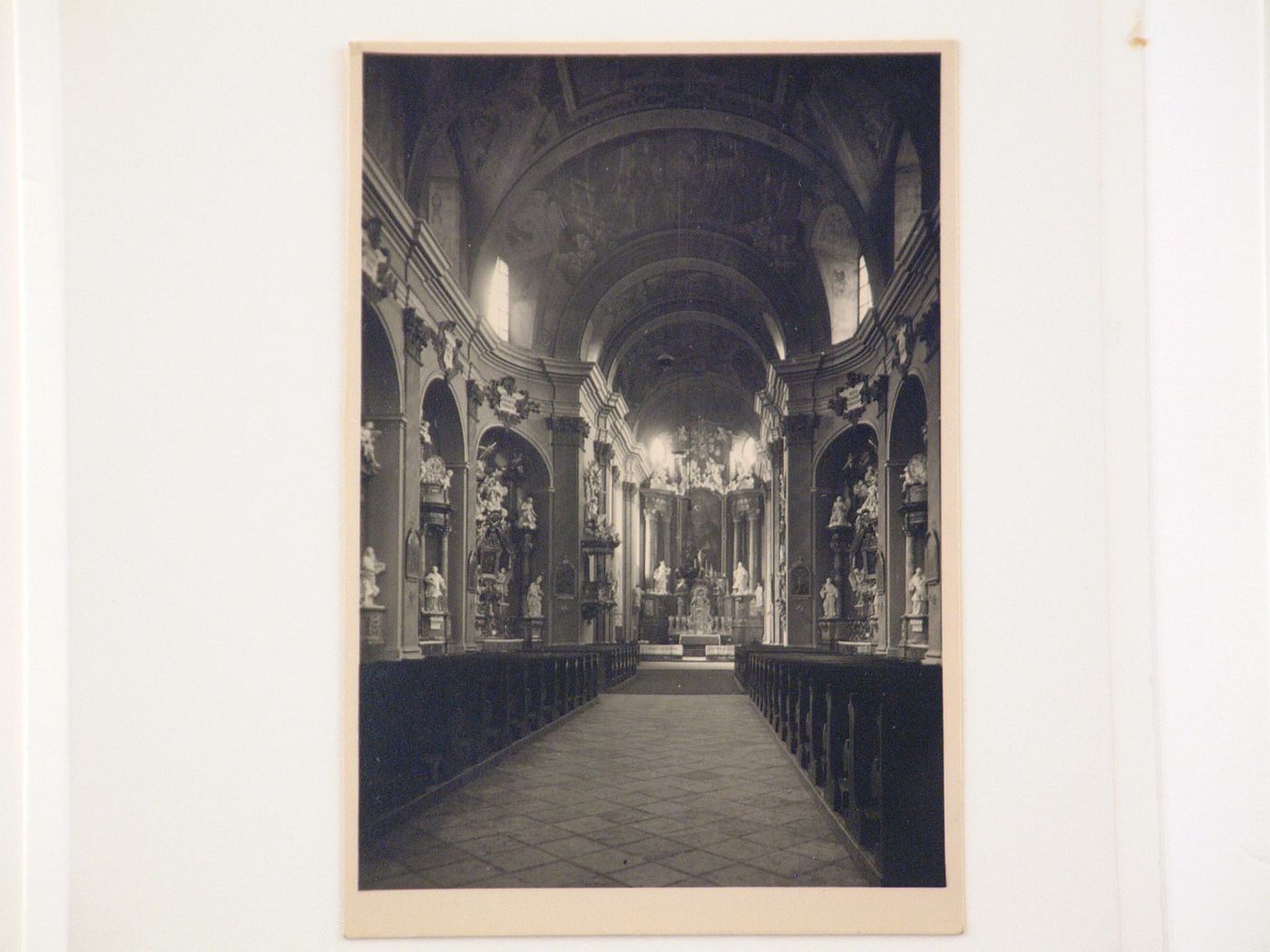 Interior, Church of St. Thomas, Brno, Czech Republic