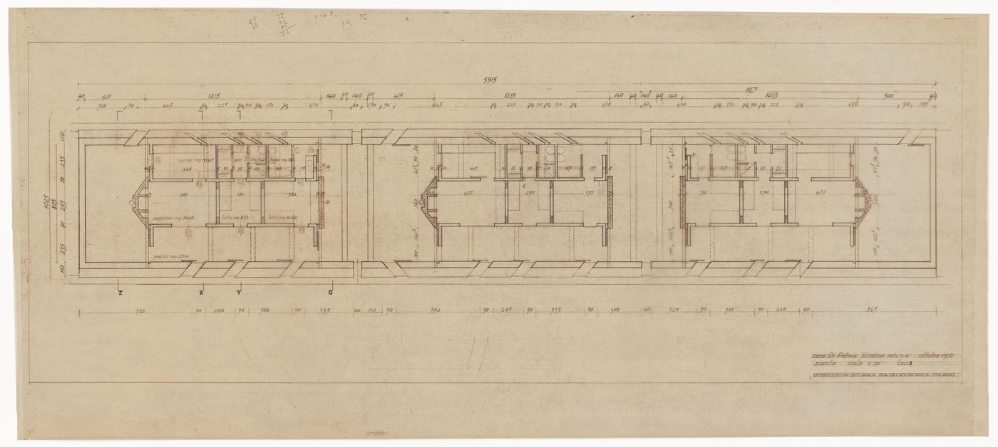 Floor plan for Case Zazzu, Stintino, Italy