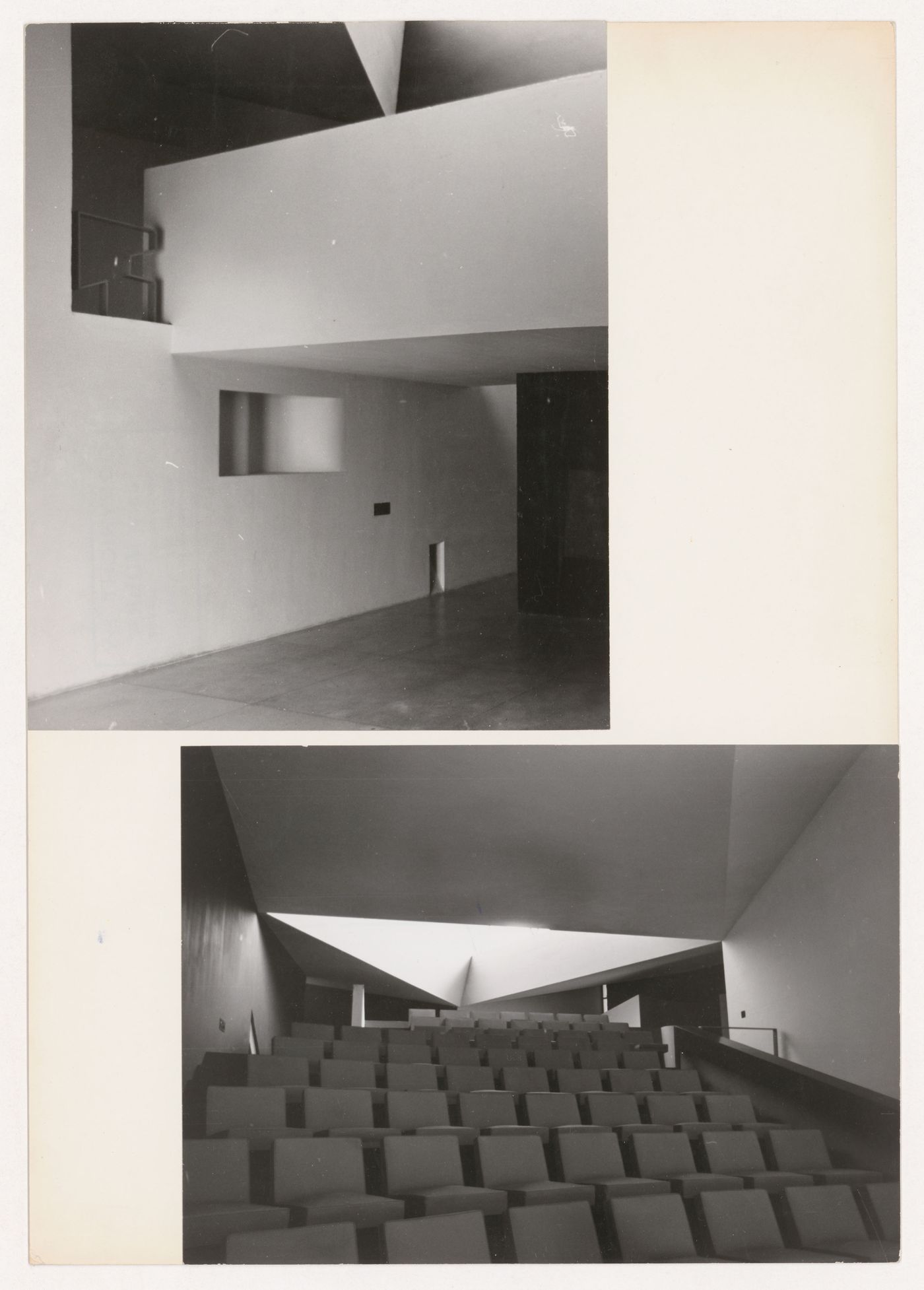 Interior views of the Gandhi Bhawan, Panjab University, Sector 14, Chandigarh, India