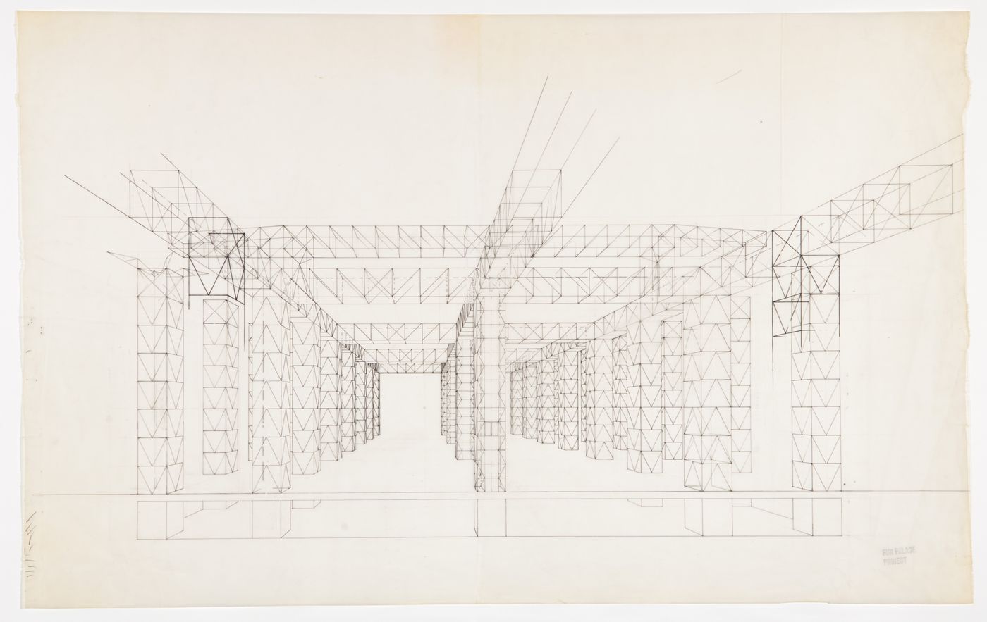 Perspective of structure for Fun Palace