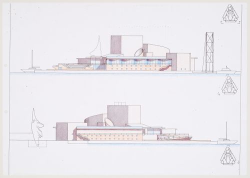 Lowry Centre, Salford, England: Elevations