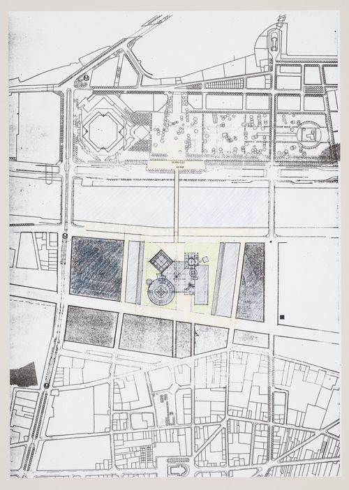 Bibliothèque de France, Paris, France: site plan