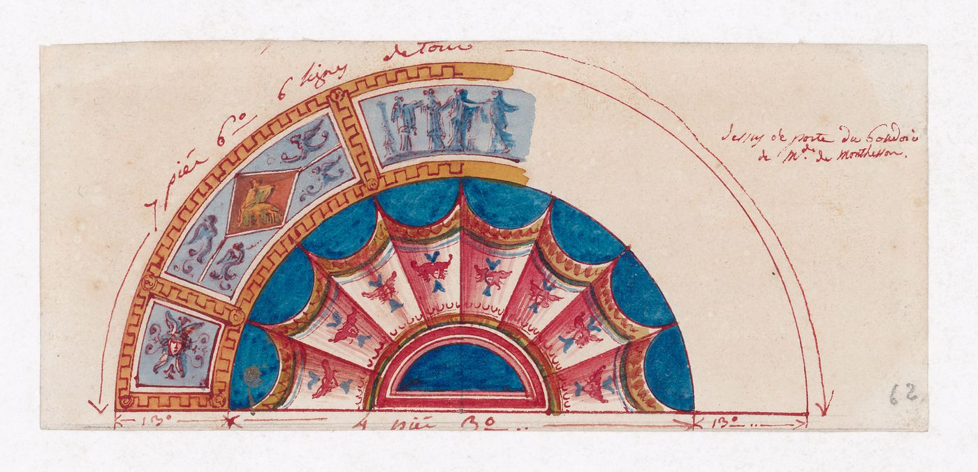Décor pour le boudoir de la marquise de Montesson