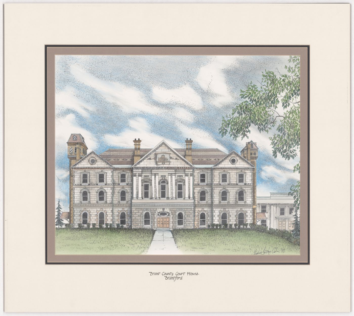 Brant County Court House, Brantford, from Court Houses in Ontario