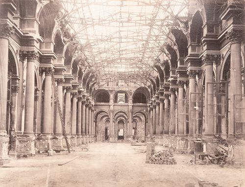 Plate from album ''Buildings, parks and streets of Paris, Versailles and environs, France''