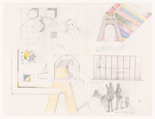 Sketches for Design shop, Montecatini Terme, Pistoia, Italy
