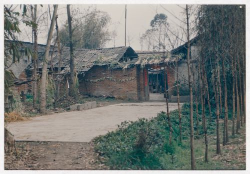 View of rural house in Sichuan province, China