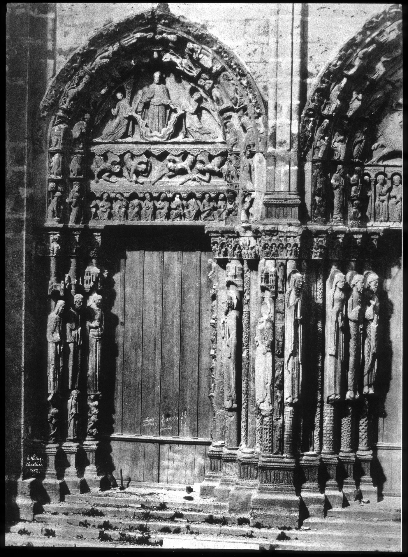 Plate from portfolio ''Details of Chartres Cathedral''
