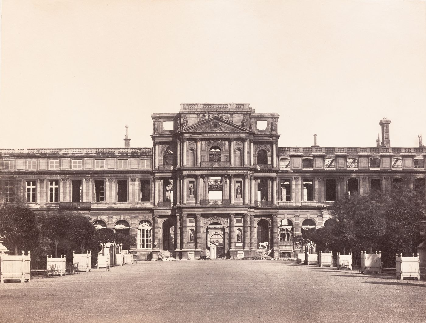 Plate from album ''Buildings, parks and streets of Paris, Versailles and environs, France''
