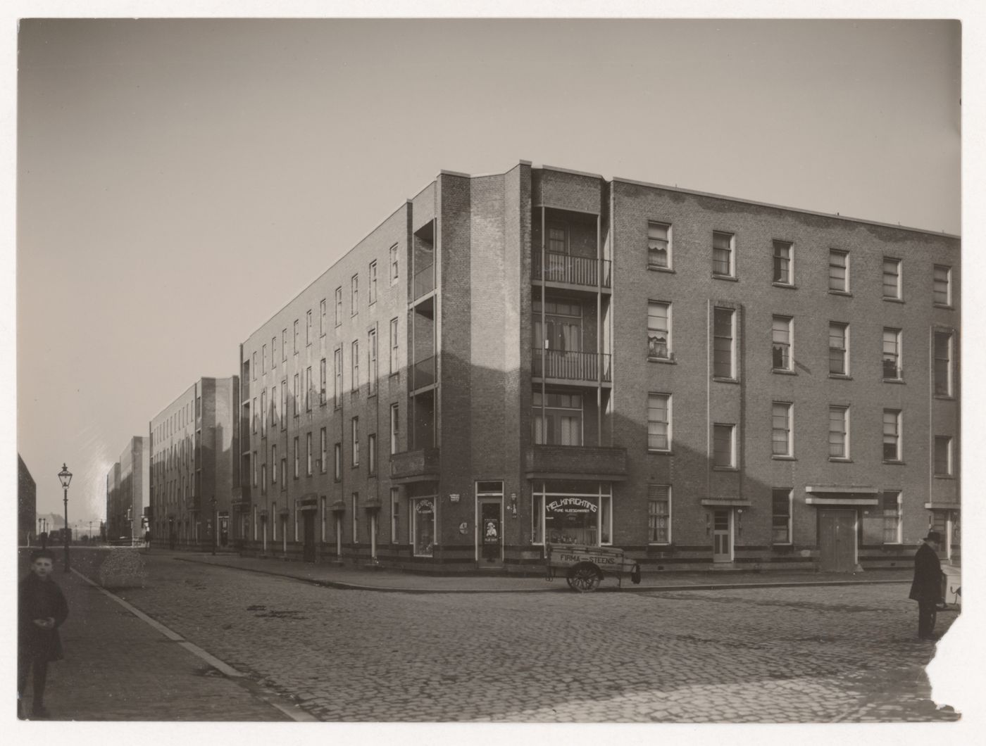 Exterior view of Tusschendijken Housing Estate, Rotterdam, Netherlands