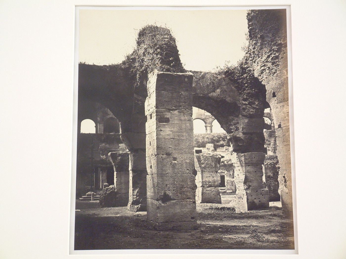 View of the interior of the Colosseum, Rome, Italy