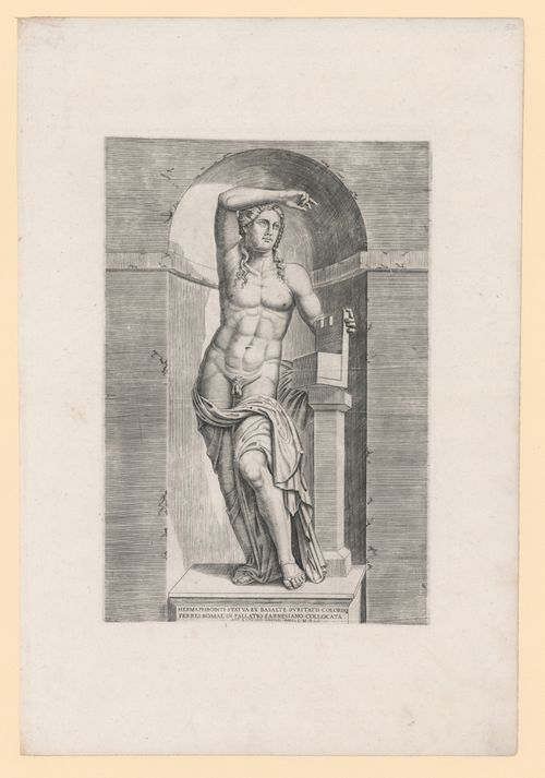Perspective of the Apollo Citharoedos in a niche, Rome