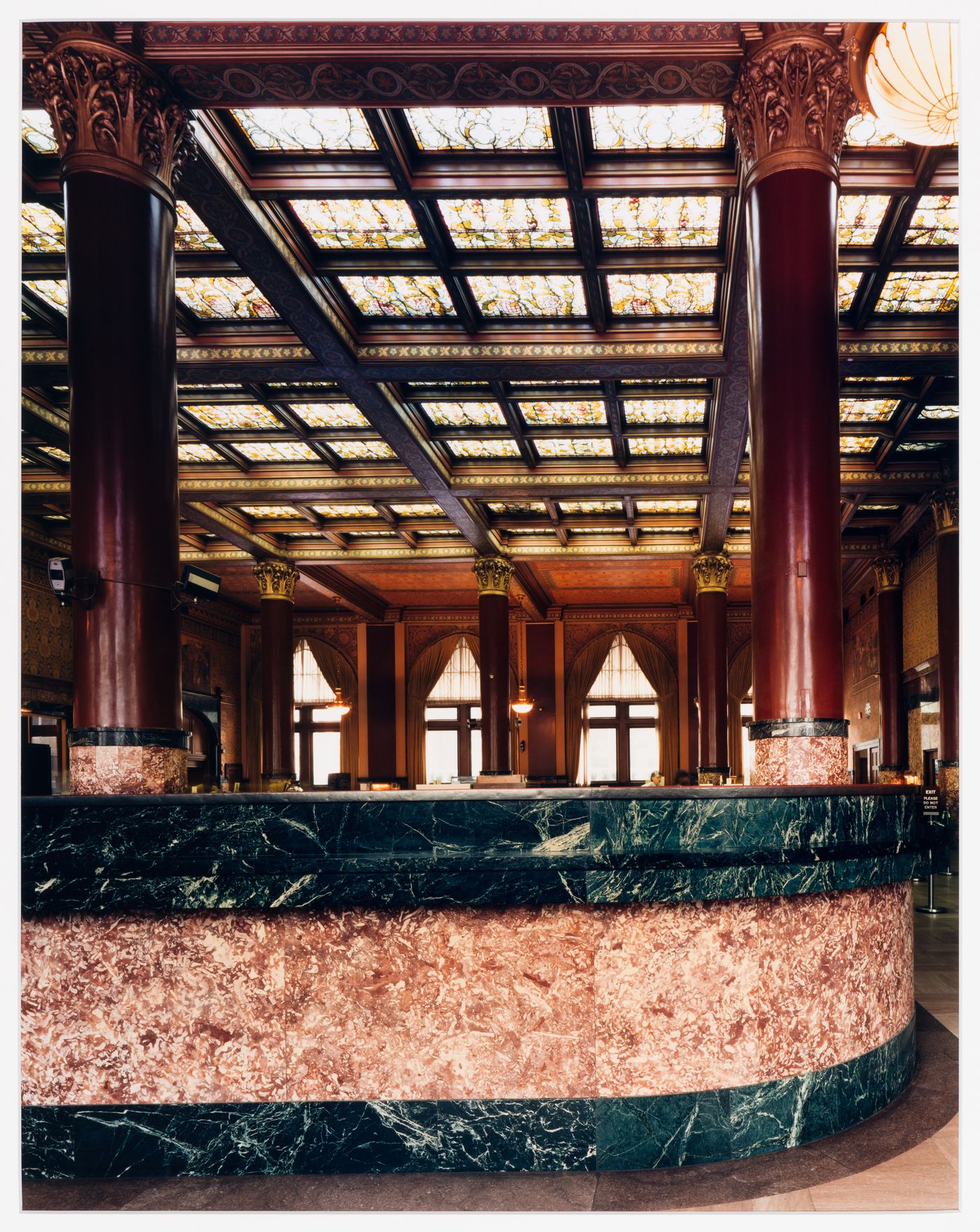 Banking hall, Society for Savings (now Society National Bank), Cleveland, Ohio