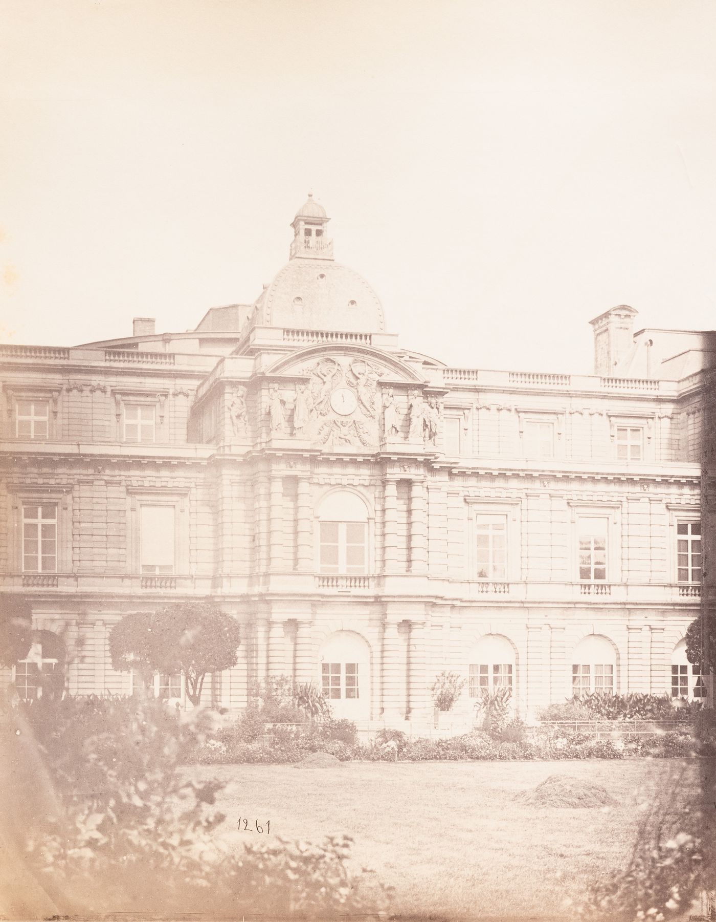 Plate from album ''Buildings, parks and streets of Paris, Versailles and environs, France''