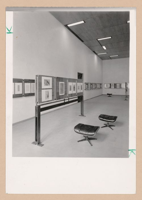 Interior view of the exhibition room, Gabinetto disegni e stampe degli Uffizi, Galleria degli Uffizi, Florence, Italy