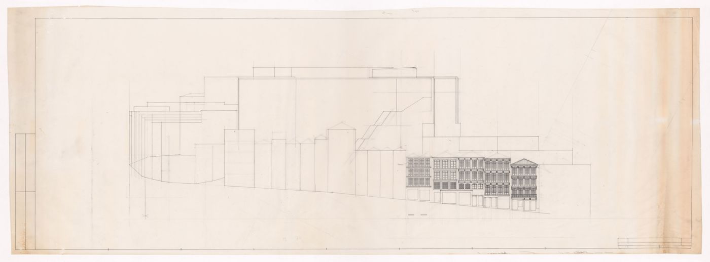 Elevation for Edifício de Escritórios na Av. D. Afonso Henriques, Porto, Portugal