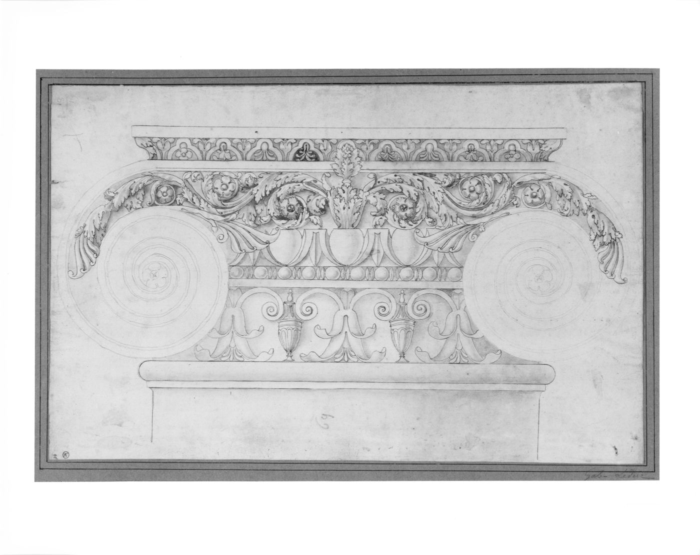 Study for a capital