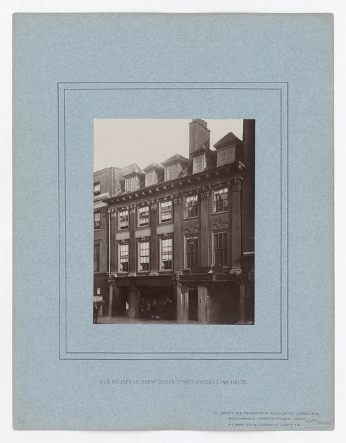 Old Houses in Great Queen Streen, Lincolns Inn Fields
