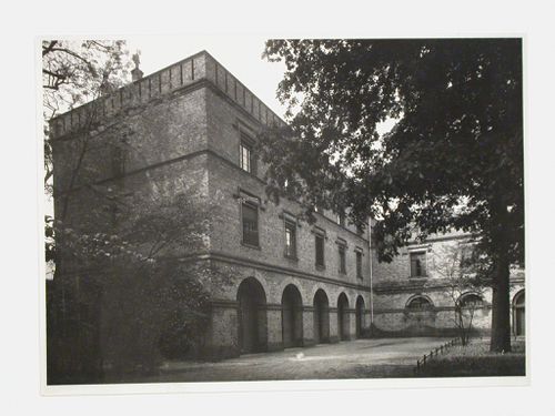 View of the royal stables of the Palais Prinz Albrecht (now demolished), Wilhelmstraße, Berlin, Germany