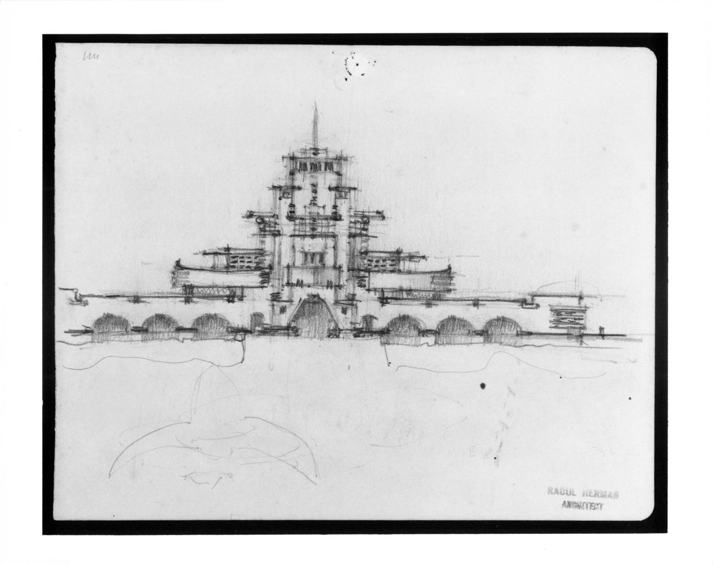 Elevation for an office [?] building, Netherlands