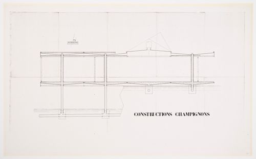 Section study for Mushroom slab constructions