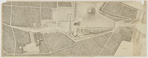 Site plan for Woodland Cemetery, Stockholm, Sweden