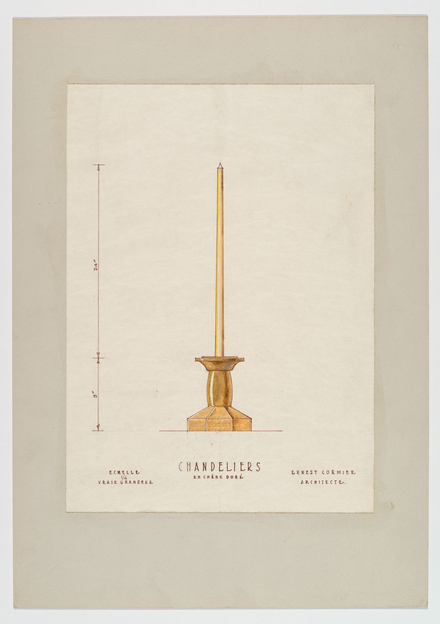 Détails des chandeliers, Grand séminaire de Québec, Québec, Canada (1940-1972)